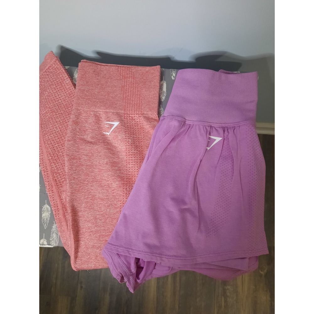 Bundle Gymshark Sz Sm High Waisted Seamless Leggings and 2-in-1 Running Short